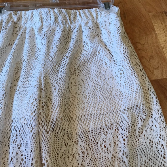 Summer pants with built in shorts size 7-9 cream - Picture 4 of 6